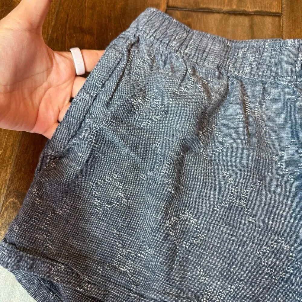 Patagonia Island Hemp Barley Baggies Shorts Navy Blue Size Medium Organic Cotton - Picture 2 of 7
